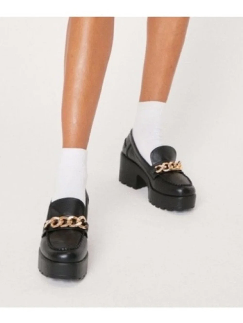 GUESS Hillford Lug Sole Chunky Platform Loafer - Picture 3 of 10
